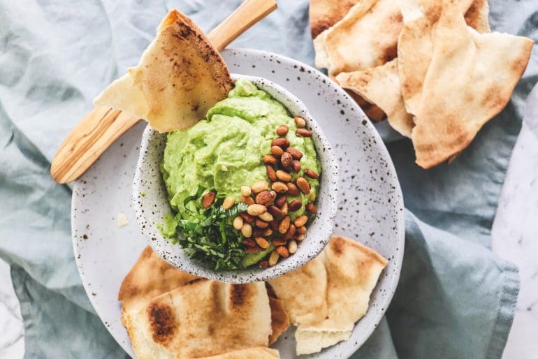 Nuts for Life - Pine nut and avocado pesto
