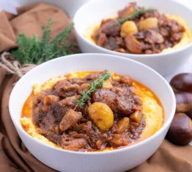 Chestnut ragout recipe