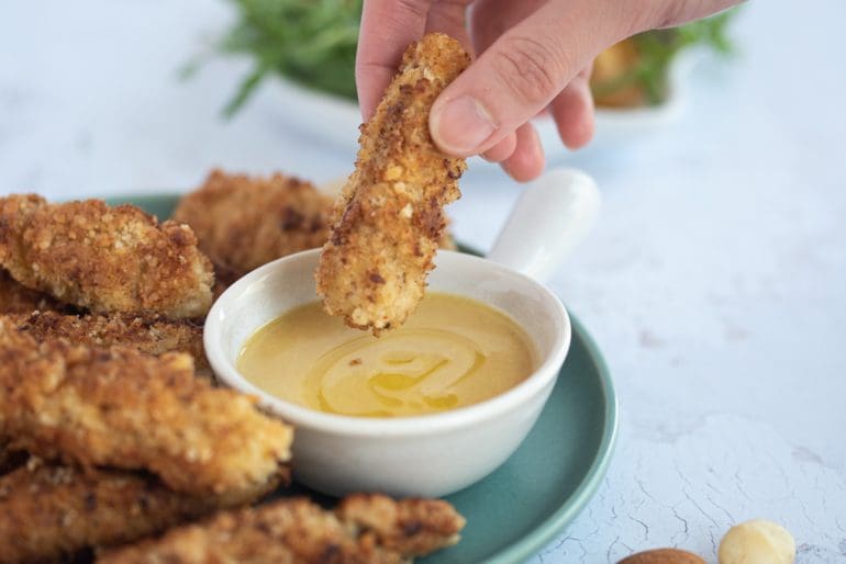 Nuts for Life - Macadamia crusted chicken