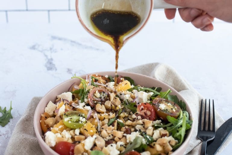 Nuts for Life - Mango, feta and Brazil nut salad