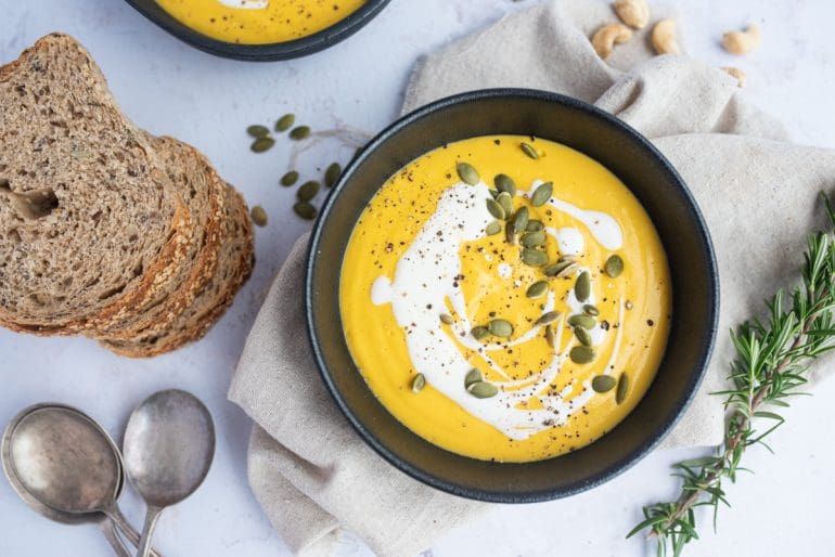 Nuts for Life - Cashew pumpkin soup