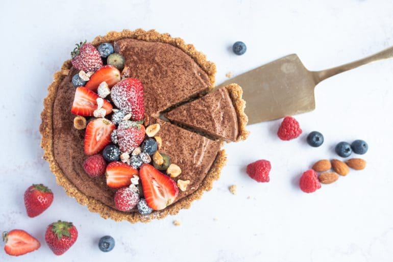 Nuts for Life - Tofu cheesecake with nut crust