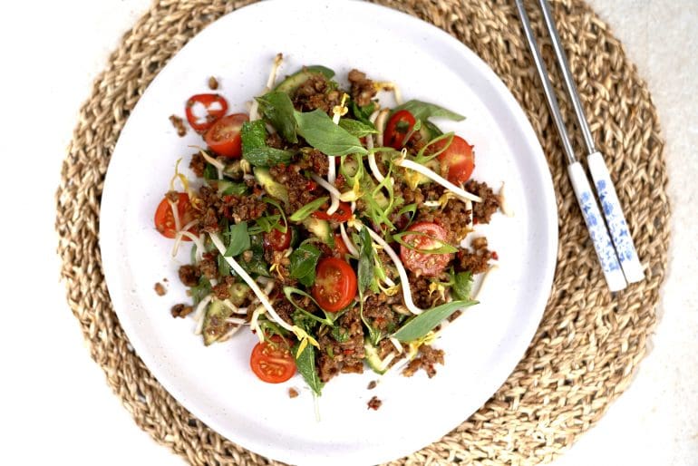 Nuts for Life - Thai nut mince larb
