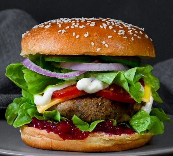 Nuts for Life - Plant-based chestnut burger