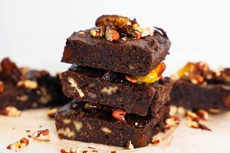 Nuts for Life - Pumpkin and pecan brownies
