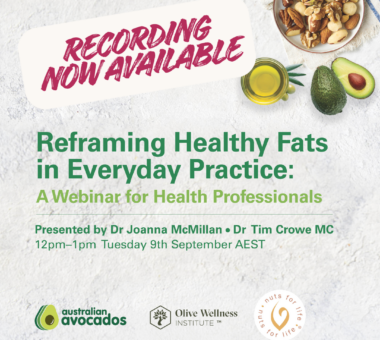 Healthy fats webinar